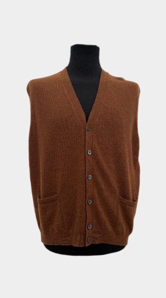 Gilet cardigan con bottoni e tasche